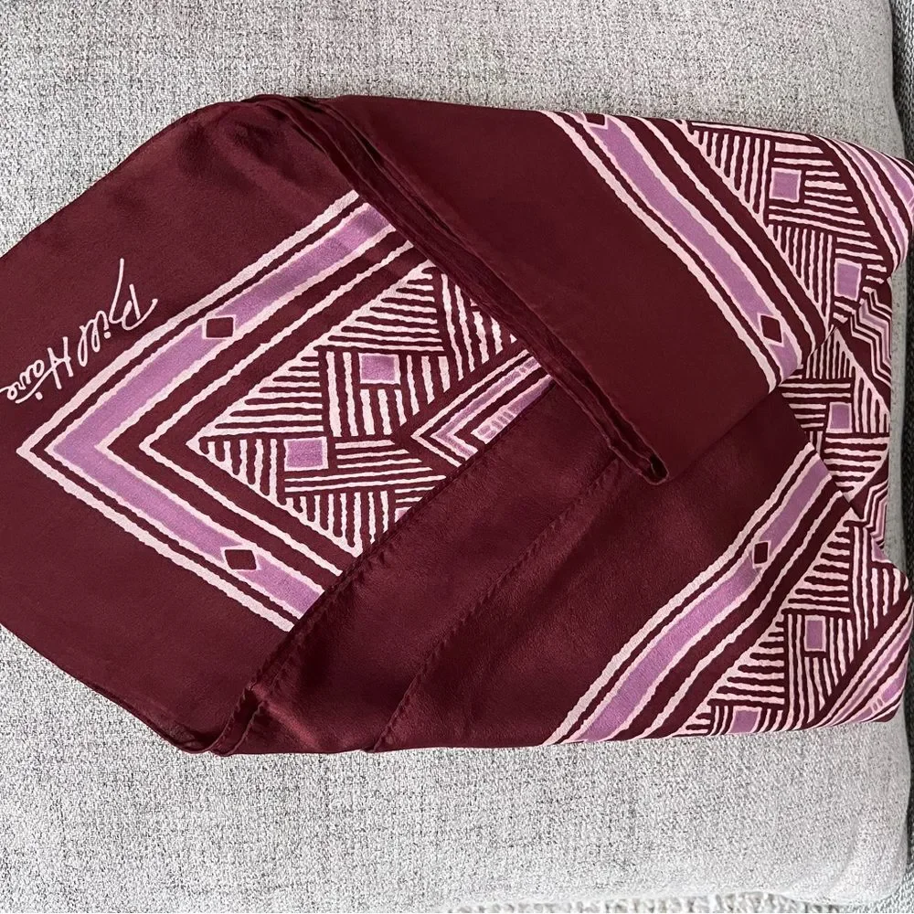 Bill Haire for Sally Gee silk scarf